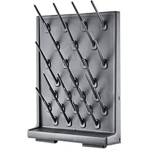 Drying Rack 27 Pegs Lab Supply Pegboard Bench-top/Wall-Mount Laboratory Glassware 27 Detachable PegsLab Drying Draining Rack Cleaning Equipment Grey in Saudi Arabia