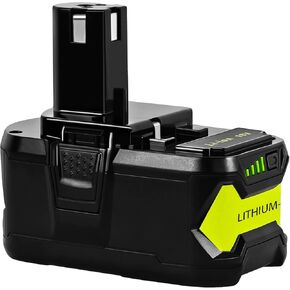 【Upgrade】 2 Pack CaliHutt 18V 6.0Ah Replacement Battery for Ryobi ONE+ Plus 18V Battery High Capacity 18V Lithium-Ion Battery P102 P104 P105 P106 P108 P107 P109 for Cordless Power Tools