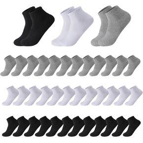 Liubeili 110 Pairs Mens Socks Bulk Breathable Casual Socks Sports Ankle Socks Bulk for Homeless Unisex Adult Men Women Wholesale
