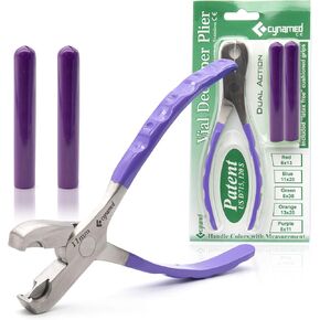 Cynamed Twin Action Decapper Pliers - Perfect for Decapping 13mm and 20mm Crimped Vials and Bottles in Kuwait