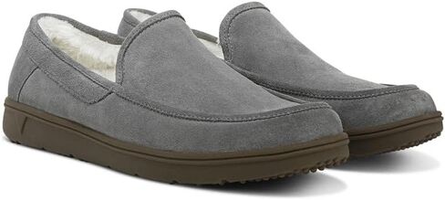 Vionic Men's Suede Gustavo Slip On Mule Sipper- Comfortable Spa House Slippers that include Three-Zone Comfort with Orthotic Insole Arch Support, Soft House Shoes for Men in Saudi Arabia