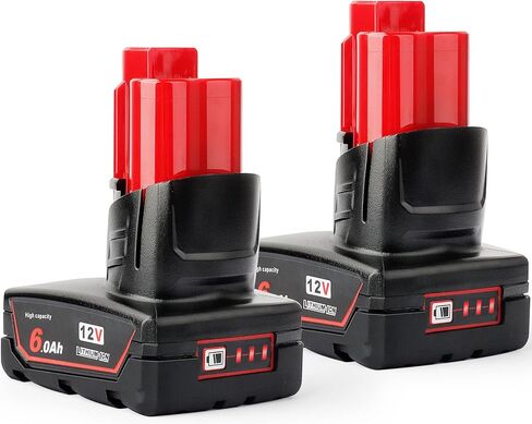 بطارية بديلة من Aoyan M12 12 فولت 9.0 أمبير متوافقة مع Milwaukee XC 48-11-2440 48-11-2402 48-11-2411 12 فولت M12 أدوات لاسلكية in Saudi Arabia