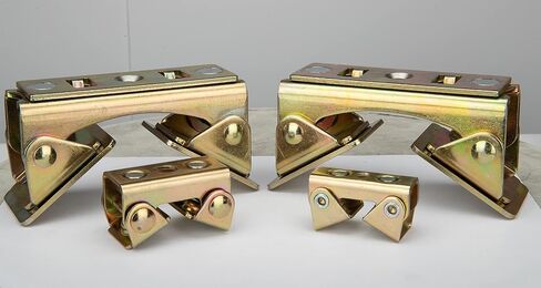 Strong Hand Tools, Magnetic V-Pads Kit, Magnets On Both Pad Face & Bottom, 4 Piece Kit (XDV4: 2 pcs. 2", Pull Force 12 lbs) (XFV4: 2 pcs. 2.2", Pull Force 18 lbs), MVDF44 in Saudi Arabia