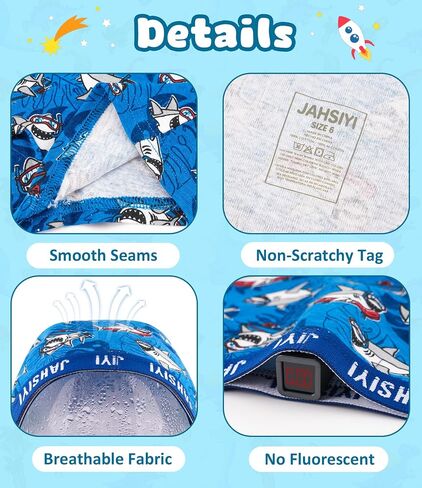 JAHSIYI 100% Cotton Boys Boxer Briefs Tagless Toddler Underwear (6-Pack) in Kuwait