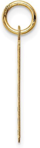 Auriga Fine Jewelry 14k Yellow Gold Polished Razor Blade Pendant for Men (L- 25 mm, W- 12 mm) in Saudi Arabia