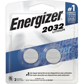 Energizer 2032 Batteries (10 Pack), 3V Lithium Coin Batteries