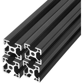 3030 T فتحة الألومنيوم لأجزاء الطابعة ثلاثية الأبعاد و CNC DIY فضي 1500mmX4 in Kuwait