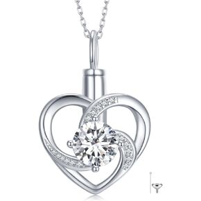 Vintage Locket Necklace for Women 925 Sterling Silver Opal Locket Necklace That Holds Pictures Memorial Jewelry for Women Girls