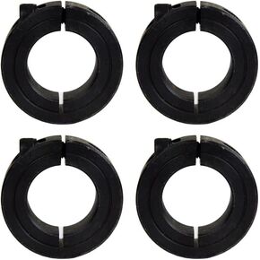Jeremywell 1/2" Bore Single Split Set Screw Shaft Collar OD 1-1/8" Width 13/32" (4 PCS)