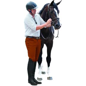 Ovation Mens Euroweave Knee Patch Breech 44L Rust