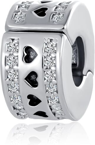QeenseKc Reflexions Family Tree Clip Charm CZ Lock Stopper Bead for Pandroa Reflexions Bracelet in Kuwait
