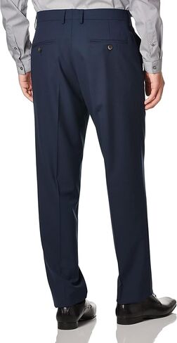 J.M. Haggar Men's 4-Way Stretch Straight Fit Flat Front Dress Pant, Oatmeal, 34x29 in Saudi Arabia