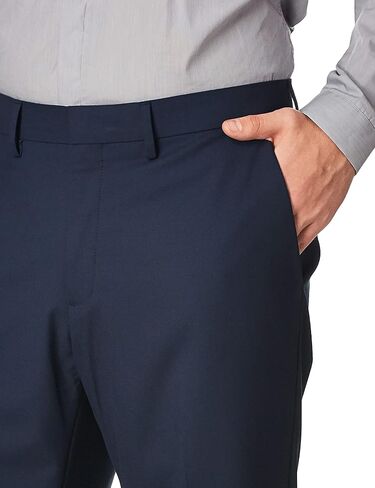 J.M. Haggar Men's 4-Way Stretch Straight Fit Flat Front Dress Pant, Oatmeal, 34x29 in Saudi Arabia