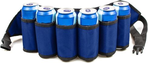 Adhafera Beer Strap ، قابل للتعديل 6 حزم حامل حزام البيرة ، حامل الخصر أكسفورد البيرة للرجال ، النساء ، أفكار لعبة الفيل الأبيض, مموه, in Kuwait