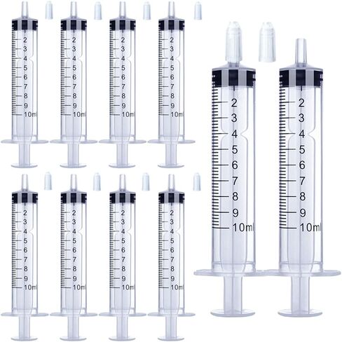 3ml Syringe for Liquid, Oral, Scientific Labs, Measurement, Dispensing, with Cap- 3 Pack 3ml Syringes in Kuwait