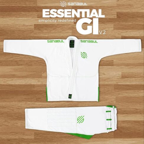 Sanabul Essential BJJ Gi for Women | Brazilian Jiu Jitsu Gi for Women | Lightweight Kimono, Preshrunk Fabric in Kuwait
