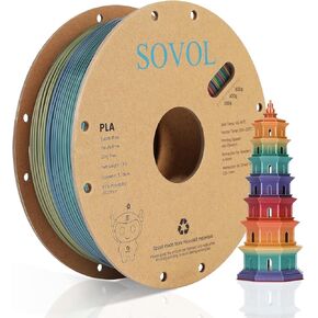 Sovol Filament Dryer 2023, SH01 Filament Dehydrator 3D Printer Spool Holder with Upgraded Fan, Dry Box for Keeping Filament Dry, Compatible with 1.75mm, 2.85mm Filament & PLA PETG TPU ABS