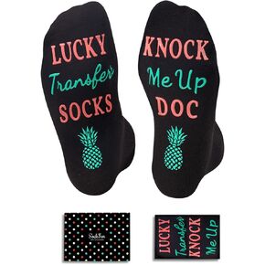 sockfun Ivf Gifts Fertility Infertility Gifts for Women, Ivf Socks Egg Socks Lucky Socks, Embryo Transfer Gifts Egg Retrieval Socks