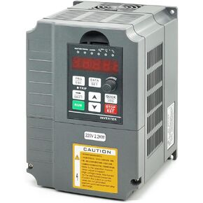 Huanyang Vector VFD Variable Frequency Drive,Single to 3 Phase,7.5kW 10HP 220V AC 34A for Motor Speed Control,GT Series