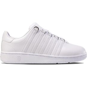 K-Swiss Men's Classic VN Leather Sneaker, White/White, 8 M