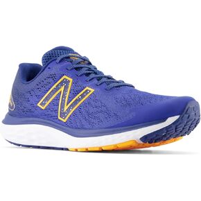 New Balance mens 680 V7 Running Shoe 16 X-Wide Marine Blue/Night Sky/Hot Marigold
