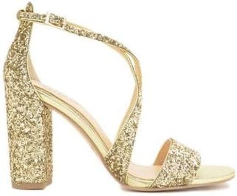 Jewel Badgley Mischka Cook Metallic Glitter Evening Shoe in Kuwait