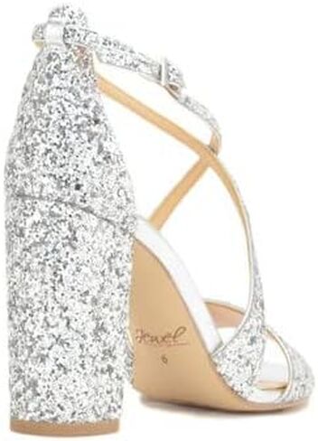 Jewel Badgley Mischka Cook Metallic Glitter Evening Shoe in Kuwait