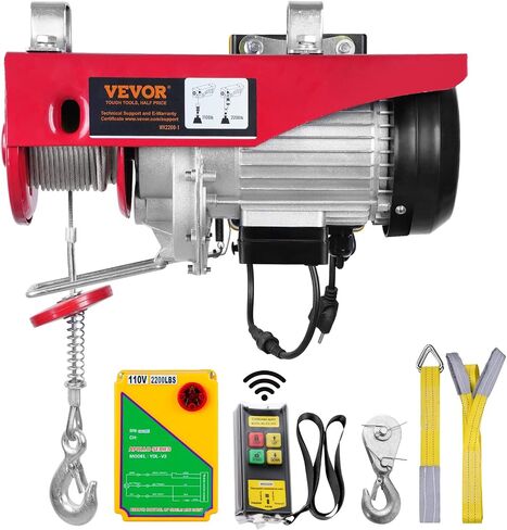 VEVOR 14ft Electric Hoist, Wired 440LBS in Kuwait