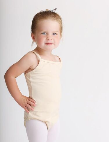Nokecina Girls Dance Camisole Leotard Pink Black Undergarment Ballet Bodysuits Dancewear for 2-10 Years Old Kids in Saudi Arabia