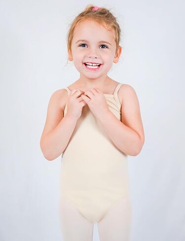 Nokecina Girls Dance Camisole Leotard Pink Black Undergarment Ballet Bodysuits Dancewear for 2-10 Years Old Kids in Saudi Arabia