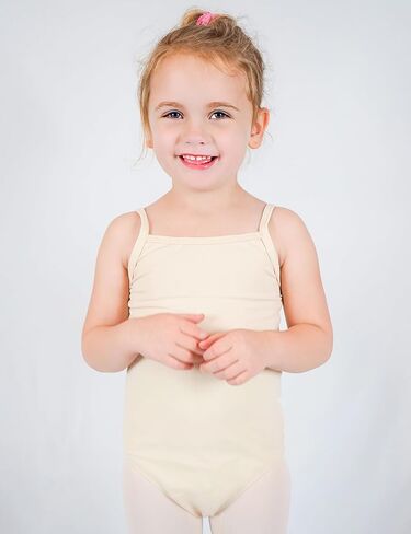 Nokecina Girls Dance Camisole Leotard Pink Black Undergarment Ballet Bodysuits Dancewear for 2-10 Years Old Kids in Saudi Arabia