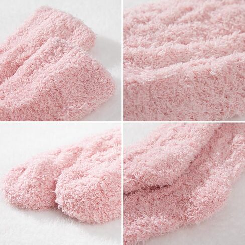 جوارب Pleneal Fuzzy للنساء - جوارب غير قابلة للانزلاق للنساء، جوارب شبشب للمستشفى مع مقابض للنساء، جوارب سميكة ودافئة للغاية in Kuwait