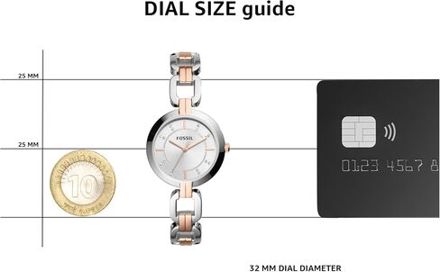 Fossil Women's Kerrigan Quartz Stainless Steel Dress Quartz Watch in Saudi Arabia