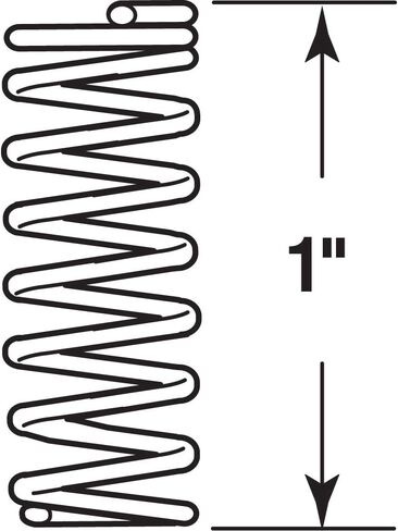 منتجات Prime-Line SP 9707 Spring، الضغط، 9/40 سم في 1-3/8 بوصة - 072 قطر، (حزمة من 2) in Kuwait