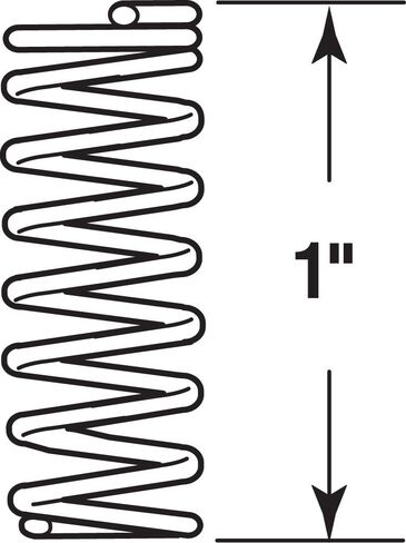 منتجات Prime-Line SP 9707 Spring، الضغط، 9/40 سم في 1-3/8 بوصة - 072 قطر، (حزمة من 2) in Kuwait