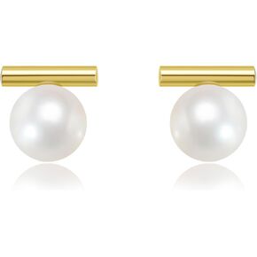 Surrounded Forest Double Ball Jacket Earrings for Women Girls Front Back 2 in 1 Stud Earrings Pearl Ball Earrings