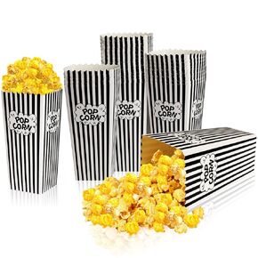 Popcorn Bags，DECYOOL 350 Pack Popcorn Bags Individual Servings Popcorn Machine Accessories for Popcorn Bars, Movie Nights, Concessions
