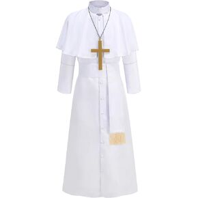 Colorful House Adult Priest Costume Priest Monk Robe Suit for Men