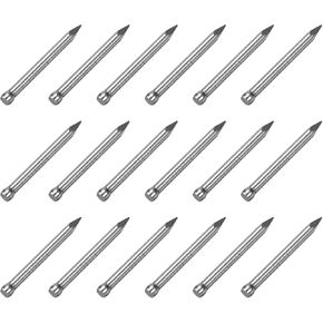 METALLIXITY Finishing Nails (2x35mm) 200pcs, Carbon Steel Hardware Nails - for Woodworking Baseboard