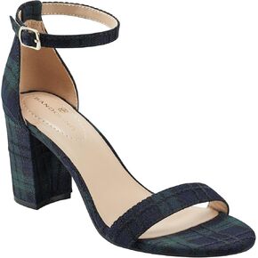 Bandolino Women's Armory Heeled Sandal, Black 010, 8.5