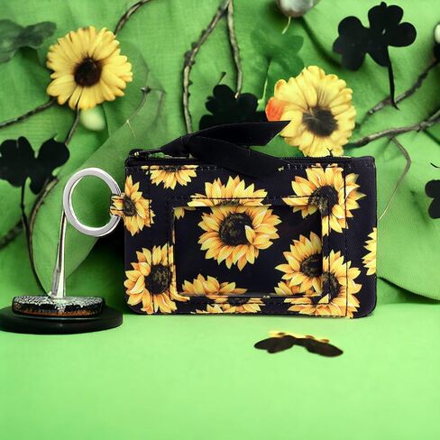 DONGGANGAJI Women's Zip ID Case Wallet Cotton colorful patterns Suitable for ladies Wallet Clutch Coin Purse (Butterfly) in Kuwait