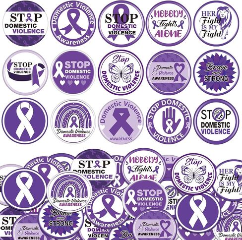 Jetec 150 Pcs Suicide Awareness Prevention Pins Suicide Awareness Mini Buttons Suicide Prevention Ribbon Pins Bulk Suicide Awareness Decorations for Social Public Event Welfare Charity Supplies in Saudi Arabia