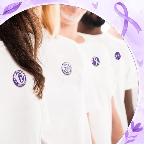 Jetec 150 Pcs Suicide Awareness Prevention Pins Suicide Awareness Mini Buttons Suicide Prevention Ribbon Pins Bulk Suicide Awareness Decorations for Social Public Event Welfare Charity Supplies in Saudi Arabia