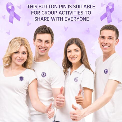 Jetec 150 Pcs Suicide Awareness Prevention Pins Suicide Awareness Mini Buttons Suicide Prevention Ribbon Pins Bulk Suicide Awareness Decorations for Social Public Event Welfare Charity Supplies in Saudi Arabia