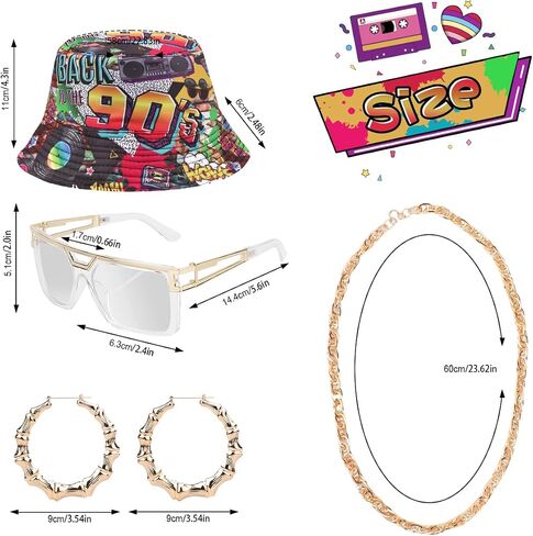 WILDPARTY 80s 90s Outfit for Women, Unisex Hip Hop Costume Baseball Jersey Shirt Yoga Pants Rapper Accessories in Kuwait