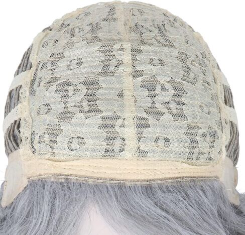 M MISS U HAIR Women's Short Curly Platinum Blonde Costume Wig Old Lady Wig Synthetic Everyday Party Wig 70’s Look in Kuwait