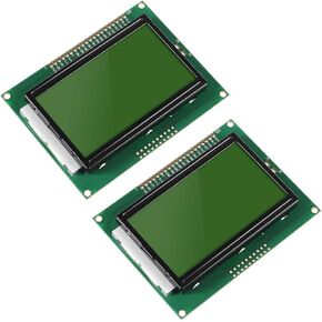 UMLIFE 2PACK 12864 12864A LCD Graphic Smart Display Controller Module 5V 128x64 Dots Matrix KS0108 Board Compatible with Arduino in Kuwait