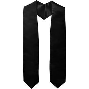 SAMDEEMI Unisex Adult Plain Graduation Stole Sash, match the graduation gown for Academic Commencements, 60'' long