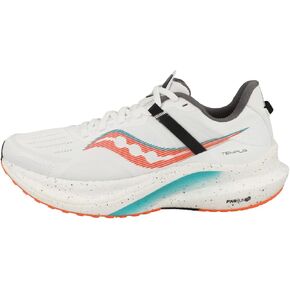 Saucony Men's Tempus Sneaker, White/Black, 11