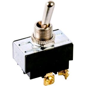Gardner Bender GSW-111 Electrical Long Bat Handle Toggle Switch, SPST, ON-OFF, 20 A/125V AC, Screw Terminal